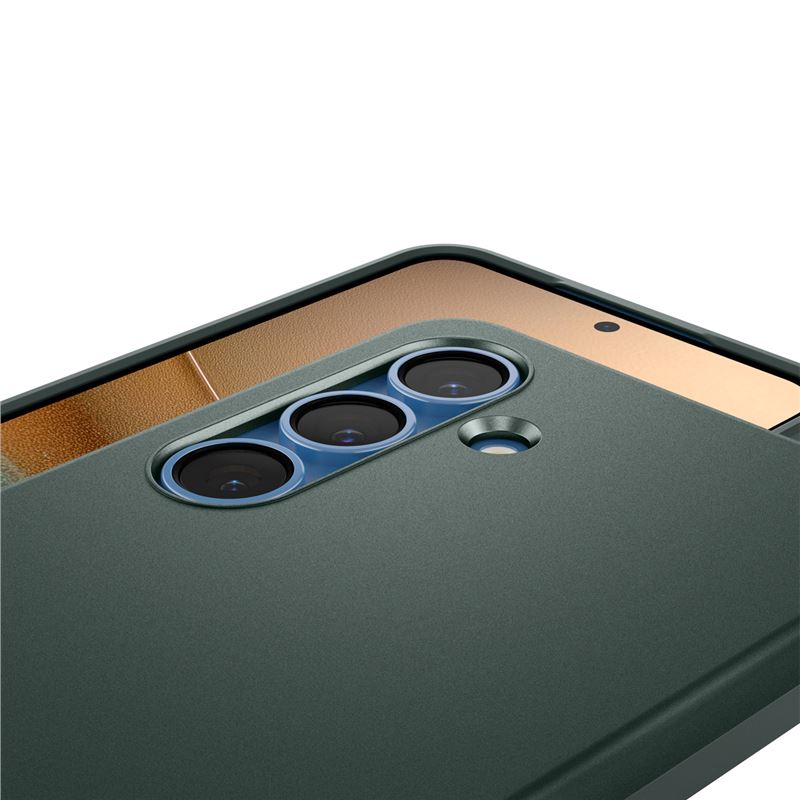 Husa slim Spigen Thin Fit MagSafe compatibila cu Samsung Galaxy S25 Green