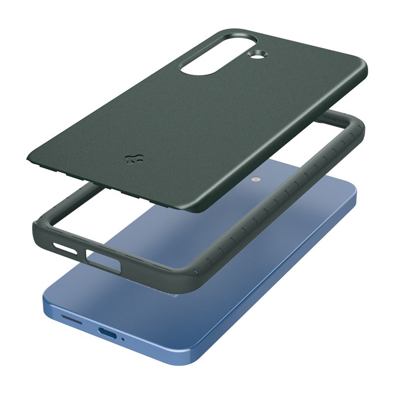 Husa slim Spigen Thin Fit MagSafe compatibila cu Samsung Galaxy S25 Green