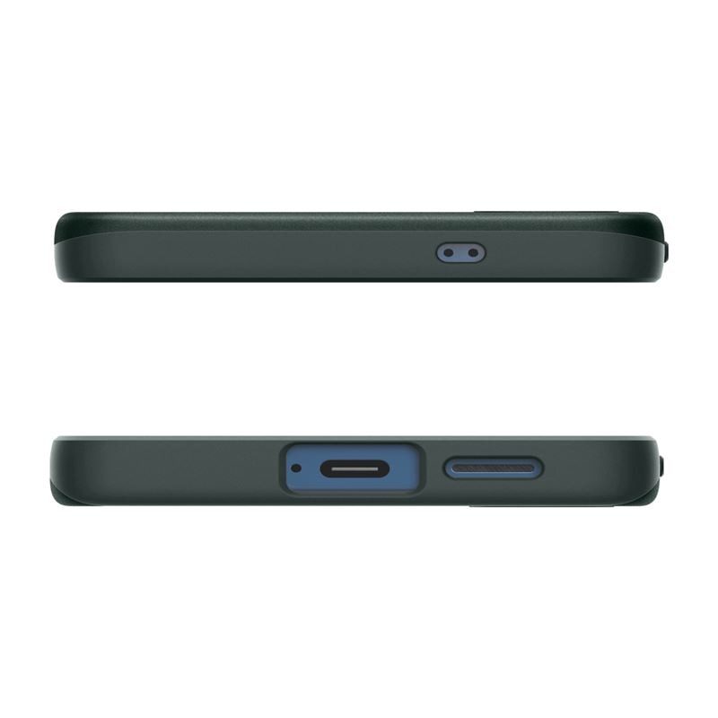 Husa slim Spigen Thin Fit MagSafe compatibila cu Samsung Galaxy S25 Green