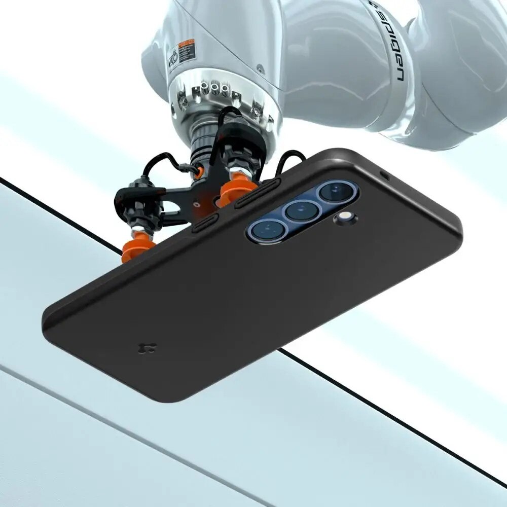 Husa slim Spigen Thin Fit MagSafe compatibila cu Samsung Galaxy S25 Black