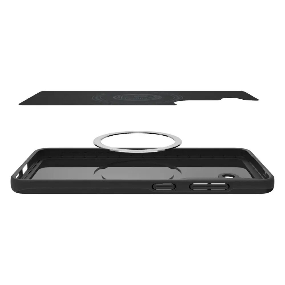 Husa slim Spigen Thin Fit MagSafe compatibila cu Samsung Galaxy S25 Black