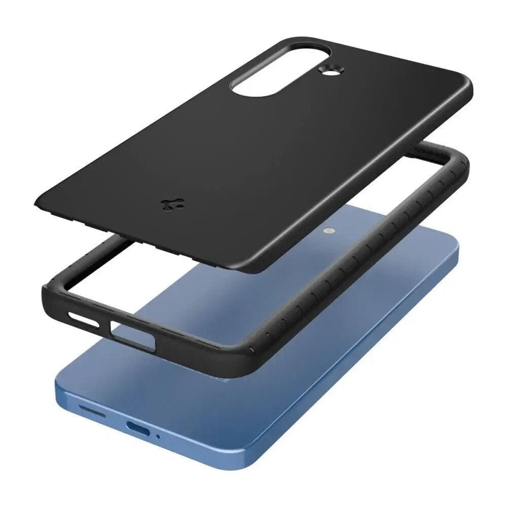 Husa slim Spigen Thin Fit MagSafe compatibila cu Samsung Galaxy S25 Black