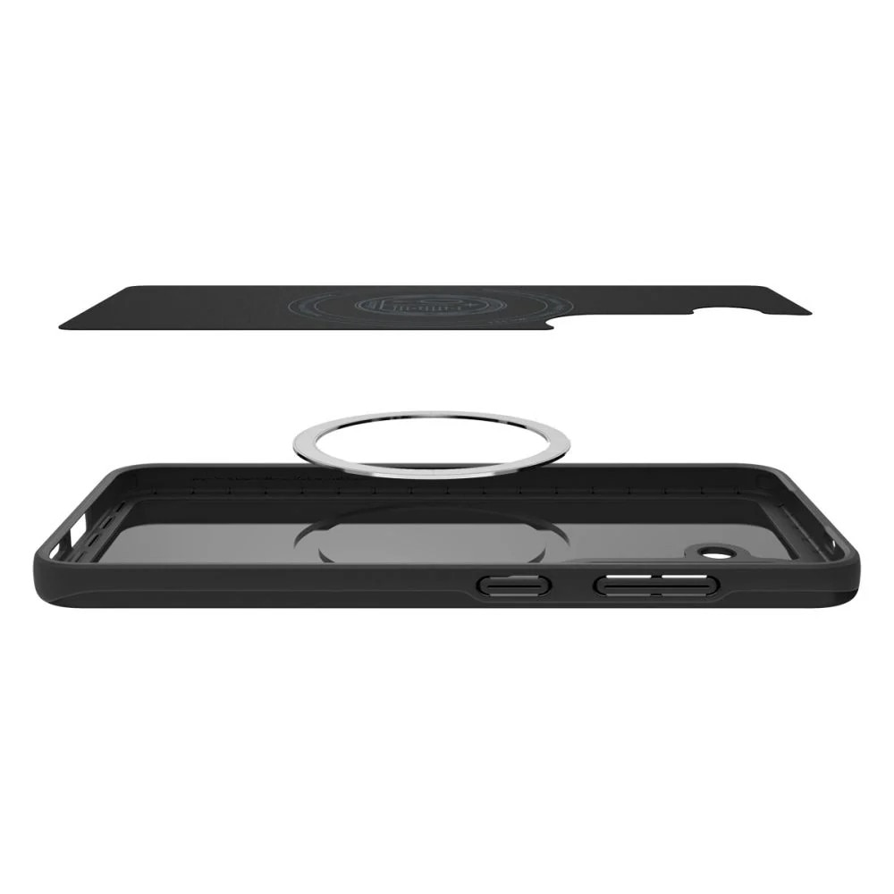 Husa slim Spigen Thin Fit MagSafe compatibila cu Samsung Galaxy S25 Black