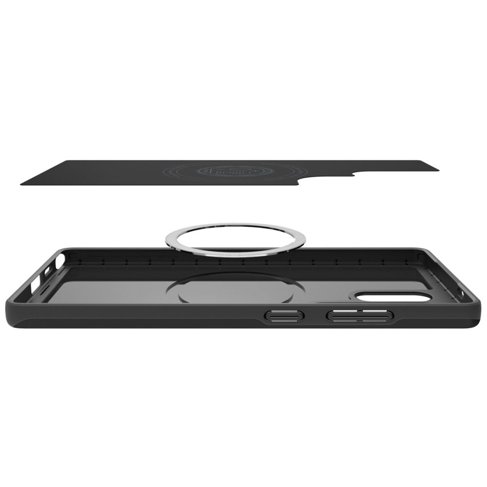 Husa slim Spigen Thin Fit MagSafe compatibila cu Samsung Galaxy S25 Ultra Black