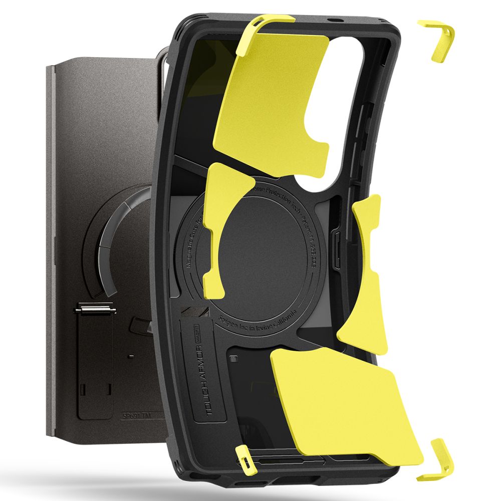 Carcasa Spigen Tough Armor MagSafe compatibila cu Samsung Galaxy S25 Ultra Gunmetal