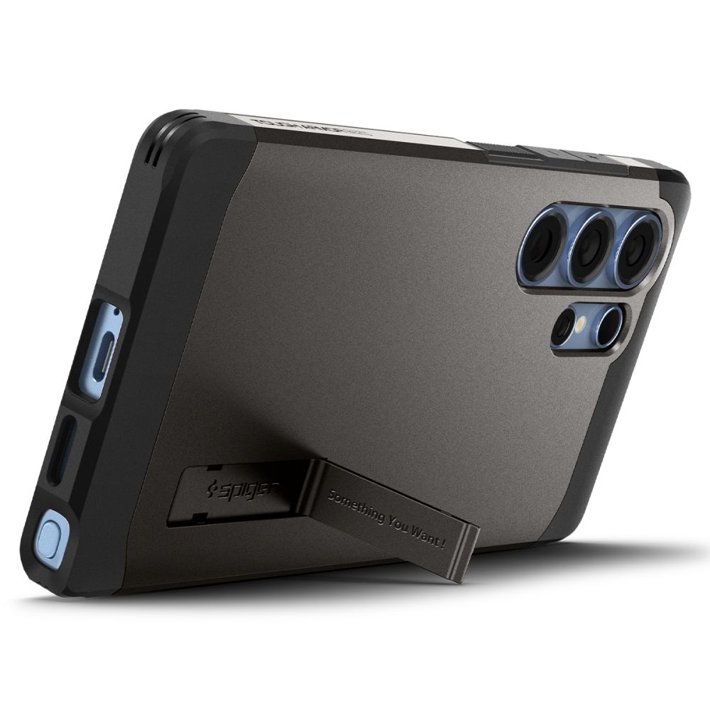 Carcasa Spigen Tough Armor MagSafe compatibila cu Samsung Galaxy S25 Ultra Gunmetal