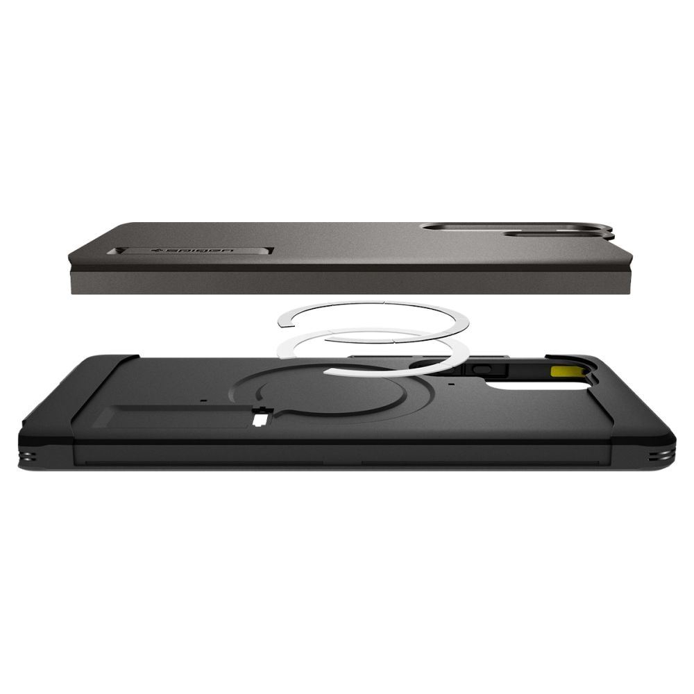 Carcasa Spigen Tough Armor MagSafe compatibila cu Samsung Galaxy S25 Ultra Gunmetal