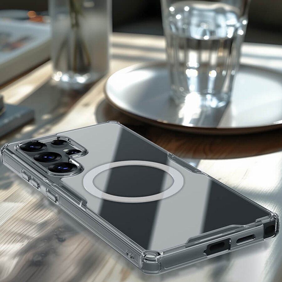 Husa pentru Samsung Galaxy S25 Ultra - Nillkin Nature TPU Pro Magnetic Case - Transparent