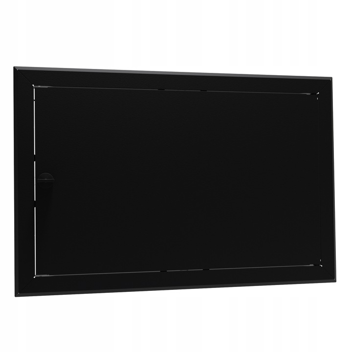 Usa metalica de revizie pentru instalatii: apa, canalizare, gaz, incalzire centrala, pentru inchidere si inspectie, rezistenta si usor de instalat, 40x30, Negru