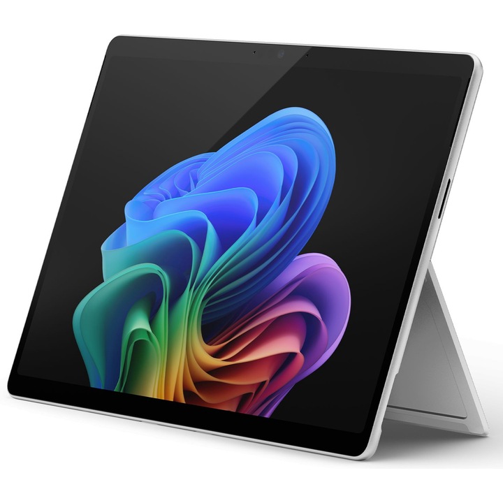 Лаптоп Microsoft Surface Pro 11 с Qualcomm Snapdragon X Elite X1E-80-100 (3.4/4.0 GHz, 42M), 16 GB, 512GB M.2 NVMe SSD, Qualcomm Snapdragon X Adreno X1-85, Windows 11 Home, Сребрист