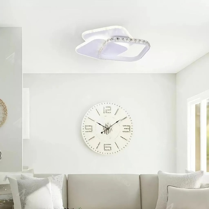LED полилей Anastasia, 17W, студена/топла/неутрална светлина, Бял