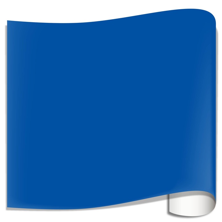 Autocolant colorat MEDIA, lucios, albastru gentian, 10 m x 1.26 m