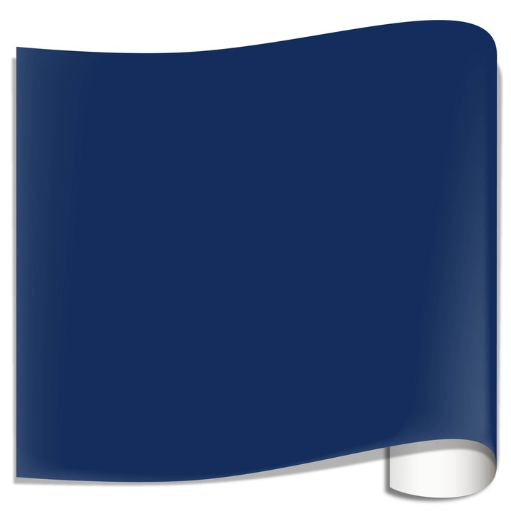 Autocolant colorat MEDIA, lucios, albastru inchis, 2.5 m x 1 m