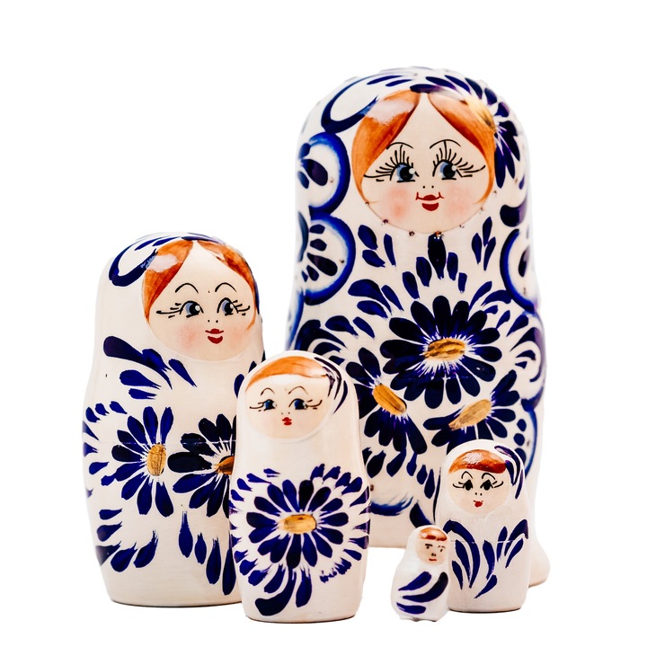 Set din 5 papusi Matrioska M15- 10cm