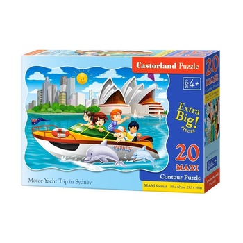 Puzzle Castorland MAXI Yacht in Sydney 2375, 20 piese Puzzle Castorland MAXI Yacht in Sydney 2375, 20 piese