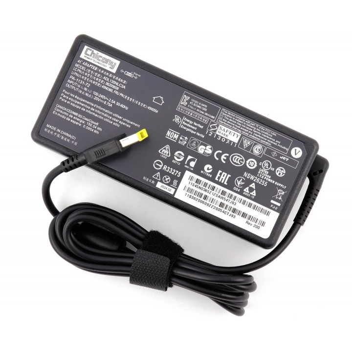 Incarcator pentru Lenovo IdeaPad pentru Y50 70 135W Original, pentru Y5070 135W Original, pentru Y70 135W Original, pentru Y70 70 135W Original