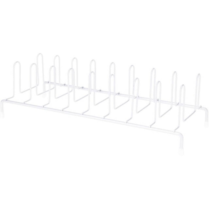 Suport pentru farfurii, metalic, 33, 5 x 13, 5 x 9 cm