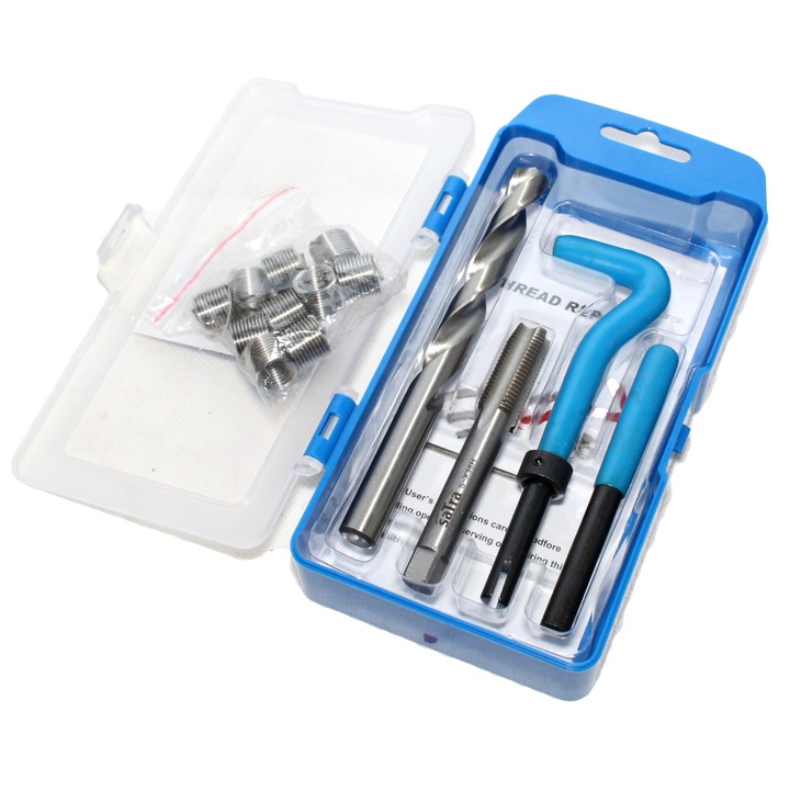 Set de reparare filete M12x1.25, Satra, 10 bucati, HSS