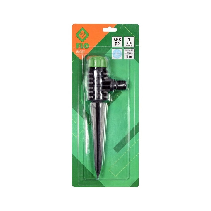 Разпръсквач, ABS, радиус 9м, с бърза връзка