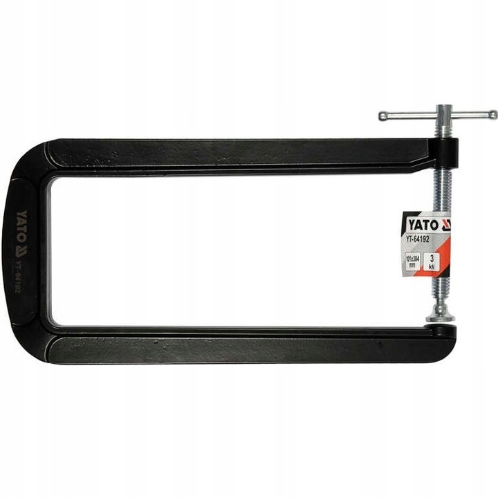 Szorító, Yato, 101x304mm, öntöttvas, asztalosmunkákhoz