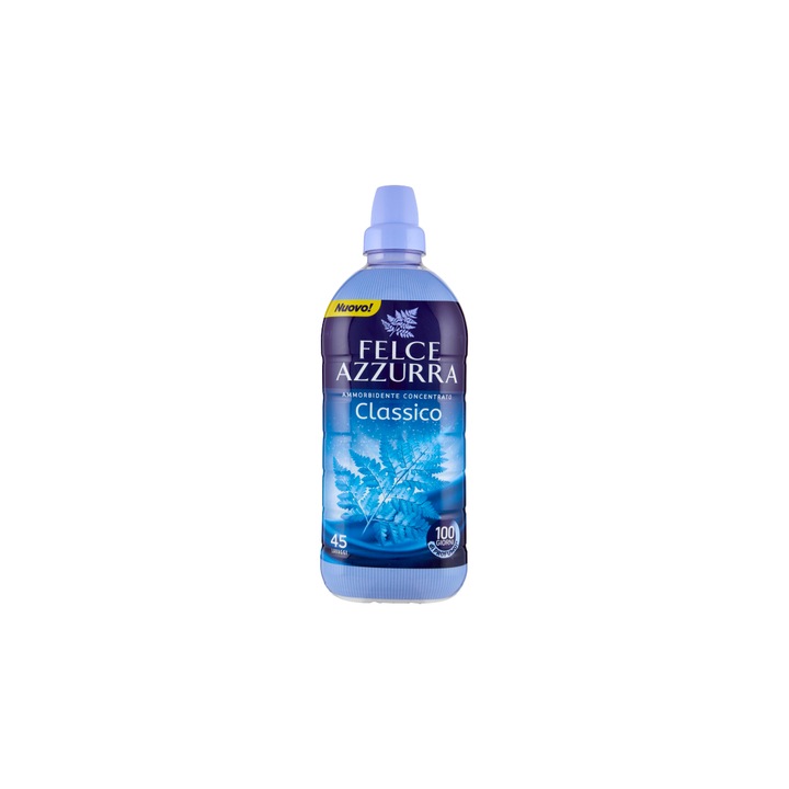 Detergent, Felce Azzurra Ammorbidente Classico 900ml, parfum delicat, potrivit pentru toate tipurile de masini de spalat