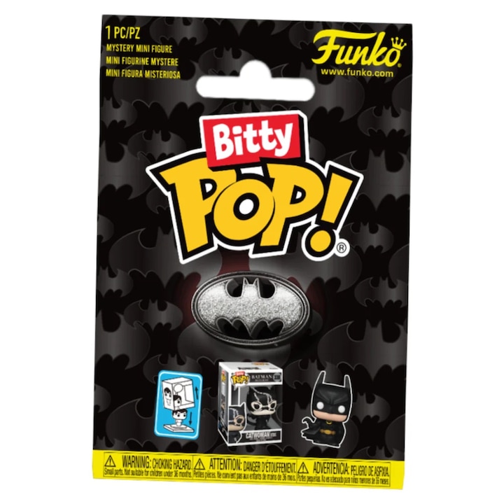 Mini Figurina Funko Bitty Pop, Singles, Batman 85th, 2,3 cm
