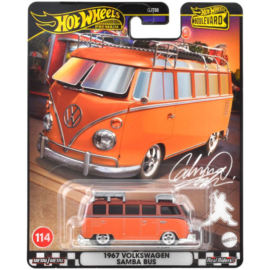 Masinuta metalica Hot Wheels Boulevard - Volkswagen Samba Bus, 1