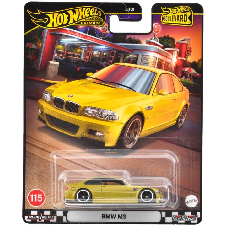 Количка Hot Wheels Boulevard - BMW M3, 1:64 лят модел на автомобил