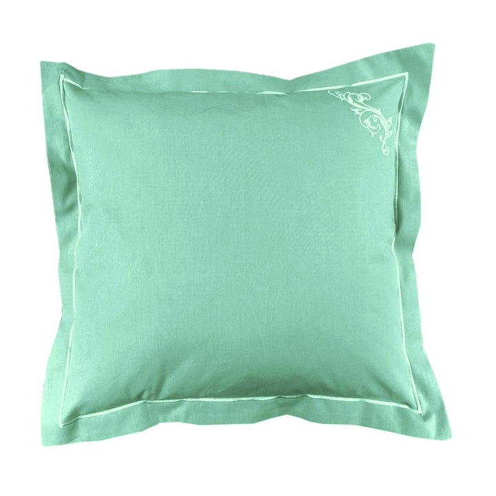 Комплект от 2 бродирани калъфки за възглавници, 80 см х 80 см, Casa Bucuriei, Фентъзи десен, лакирани, 100% памук