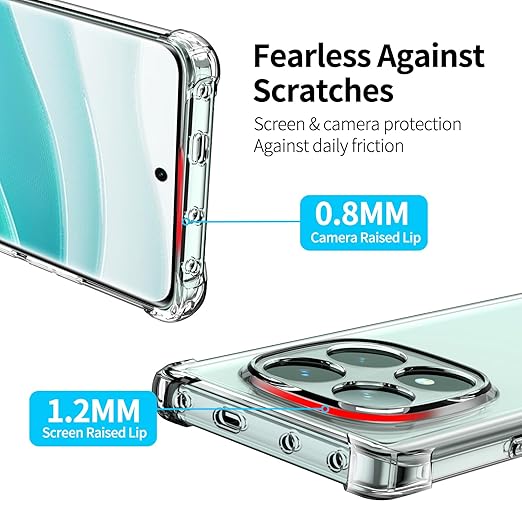 Husa pentru Xiaomi Redmi Note 14 Pro 5G / Note 14 Pro Plus 5G, Silicon transparent, Antisoc, cu protectie camera, BzStore