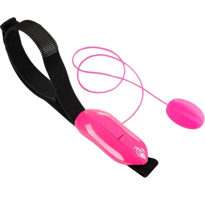 Vibrator Play Ball, Adrien Lastic, 10 intensitati de vibratie, roz, 10.12x3.87cm