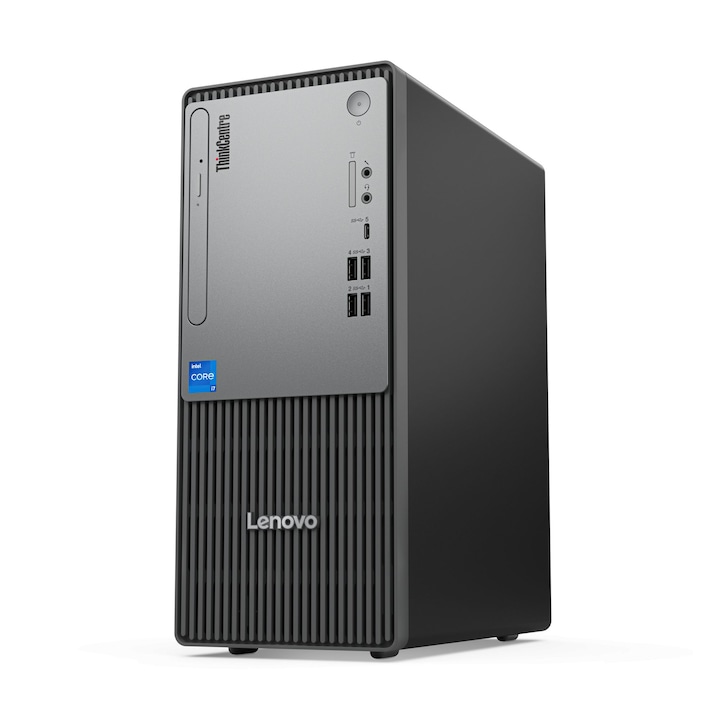 Asztali PC Lenovo ThinkCentre neo 50t Gen 5, Intel I3-14100 4 C / 8 T, 3,5 GHz - 4,7 GHz, 8 GB RAM, 512 GB SSD, Intel UHD Graphics 730, Nincs operációs rendszer