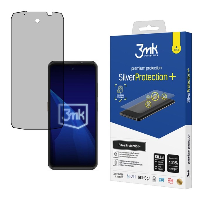 Folie protectie telefon, 3MK, SilverProtection+, antimikrobial, Ulefone ArmorMini 20 Pro / 20T Pro
