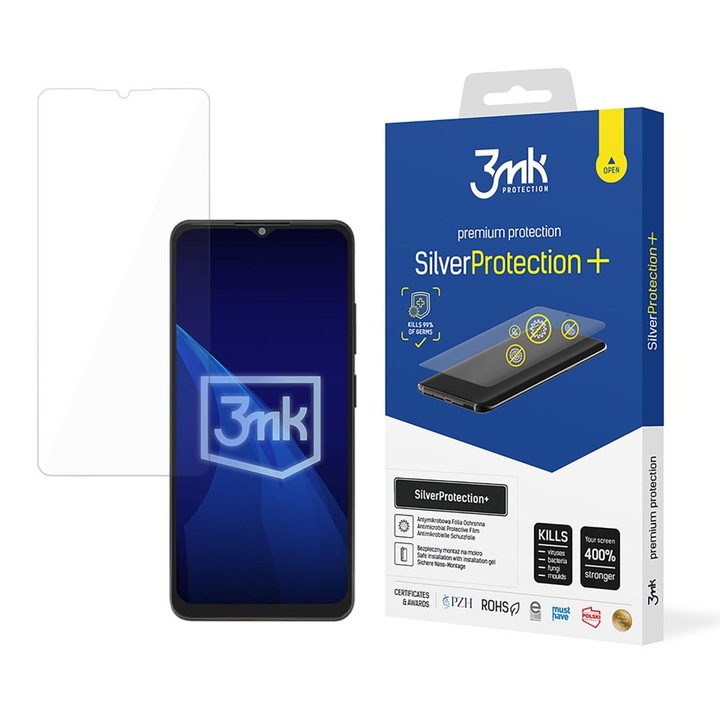 Folie protectie antimikrobiala 3MK SilverProtection+ pentru ZTE Optus X Pro 5G