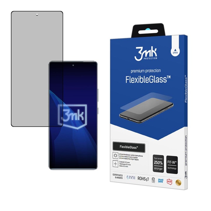 Folie protectie telefoane 3MK FlexibleGlass hibrid 7H, Infinix GT 20 Pro