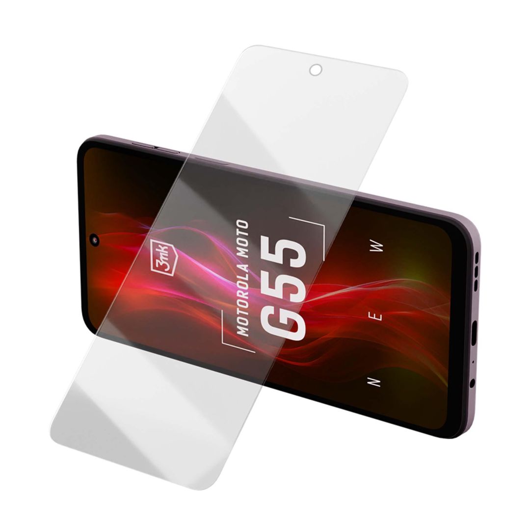 Folie protectie telefoane, 3MK, FlexibleGlass Lite, 7H, pentru Motorola Moto G55 5G