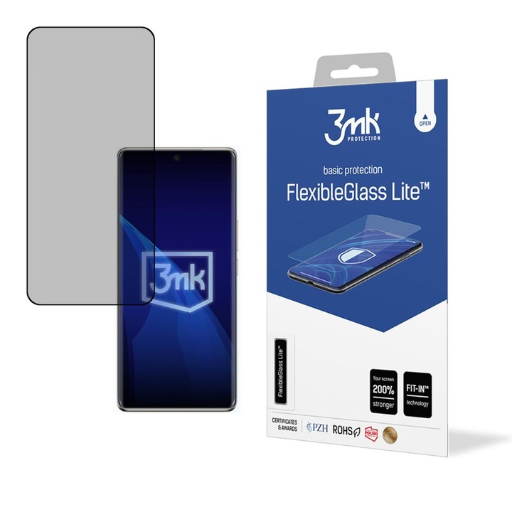 Folie protectie telefoane 3MK FlexibleGlass Lite hibrid 7H, Vivo V40 Lite 5G