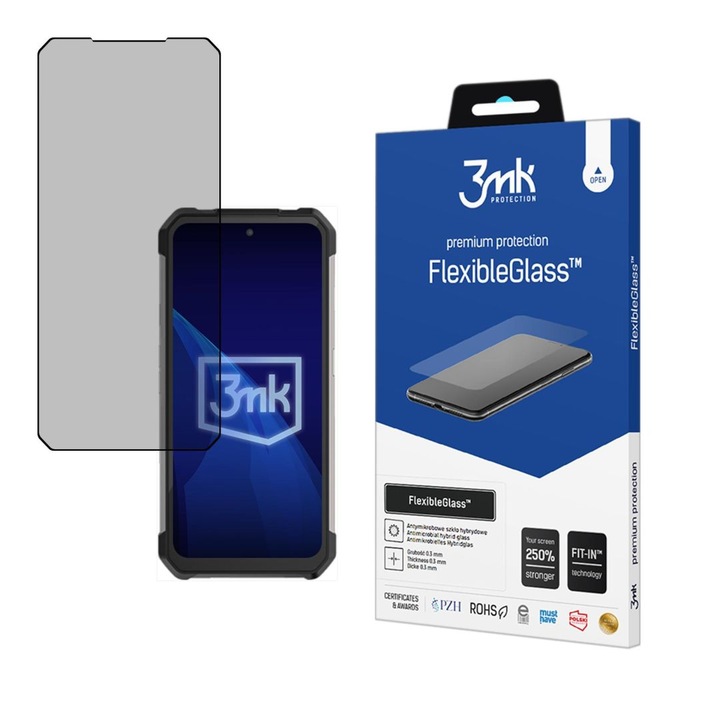 Folie protectie telefoane 3MK FlexibleGlass hibrid 7H, pentru Unihertz Shark 5G