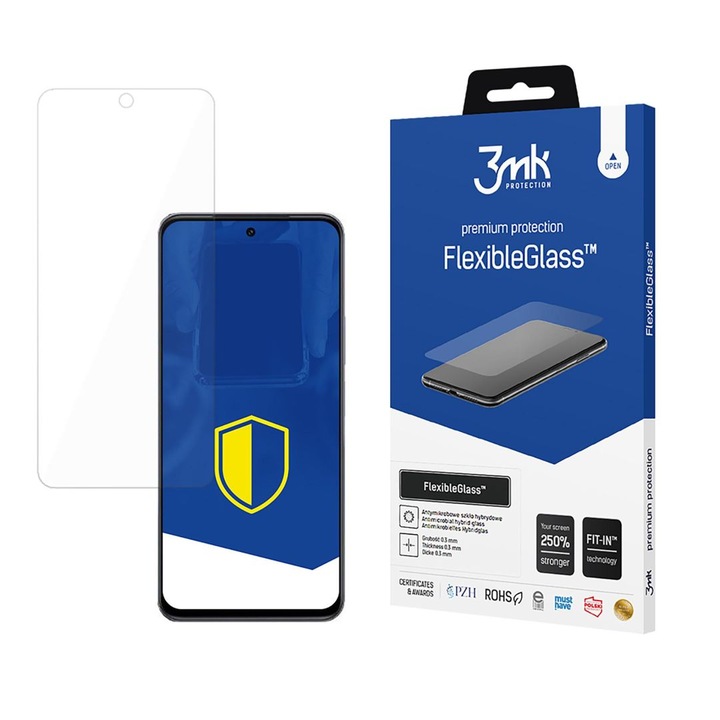 Folie protectie telefoane 3MK FlexibleGlass hibrid 7H, Vivo Y37 Pro, 271126
