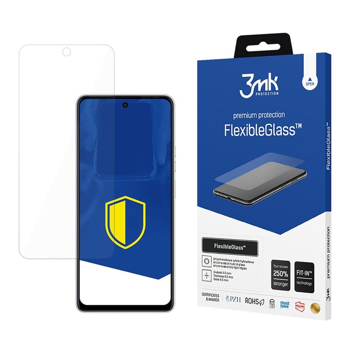 Folie protectie telefoane 3MK FlexibleGlass hibrid 7H, Tecno Pova 6 Neo 5G, 271106
