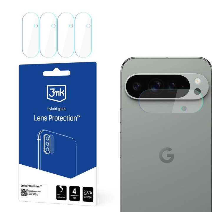 3MK протектор за камера за Google Pixel 9, прозрачен