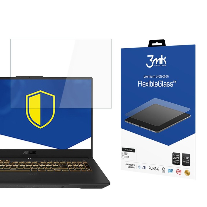 Folie protectie telefon 3MK FlexibleGlass hibrid 7H, ASUS TUF Gaming F17, 269945