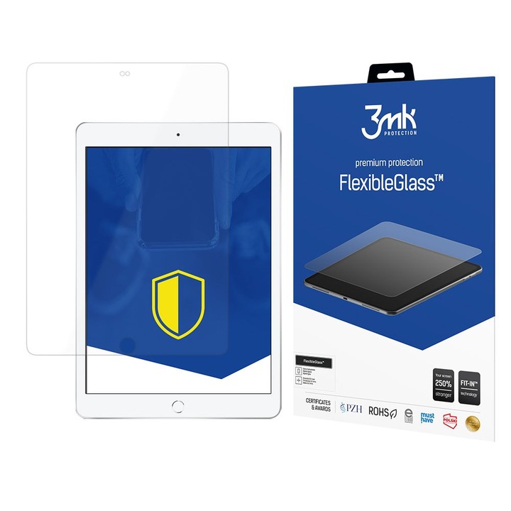 Протектор 3MK FlexibleGlass 7H, Хибриден, За Apple iPad 7 10.2"