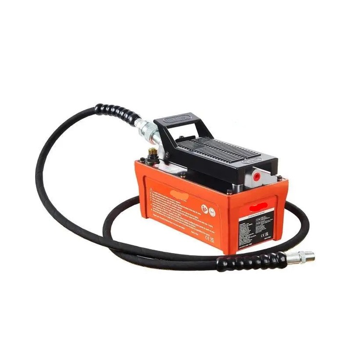 Хидравлична помпа, VEVOR, алуминий, 2м маркуч, оранжев/черен