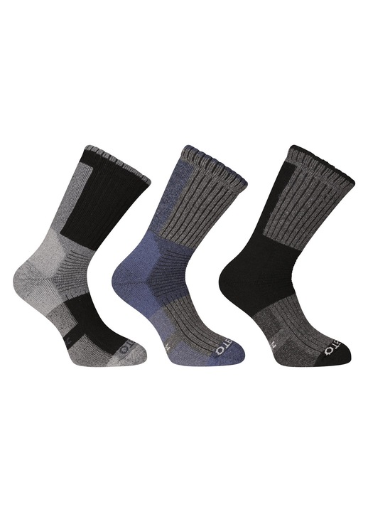 Sosete 3PACK Nedeto inalte de iarna multicolore (3NWV1) XL