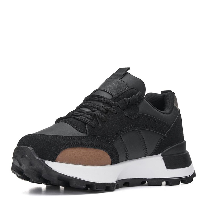 Női sportcipő Lambirlent, fekete/barna, 38 EU