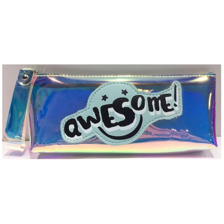 Несесер Fresh, прозрачен, 270x120x30мм, комплект ученически пособия