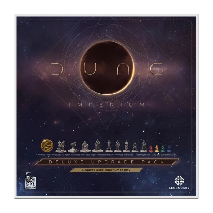 Разширение Asmodee, Dune Imperium, Deluxe Upgrade Pack, Английски, Многоцветен