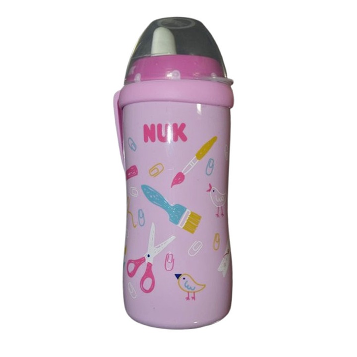 Детска чаша Nuk First Choice 250125, розова, 300 ml, 1 година