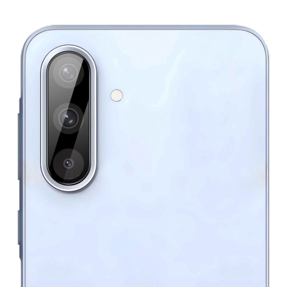 Folie camera pentru Samsung Galaxy A36 5G, SKYDDAR INNOVATION, Camera Glass Negru, set cu sticker